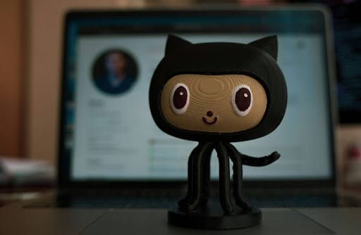 Image of Github's mascot, Github being an important tool in versioning